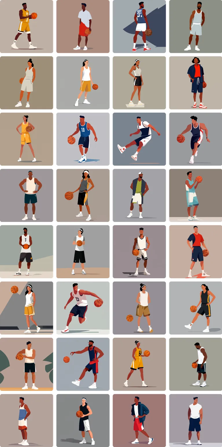 Basketball background preview