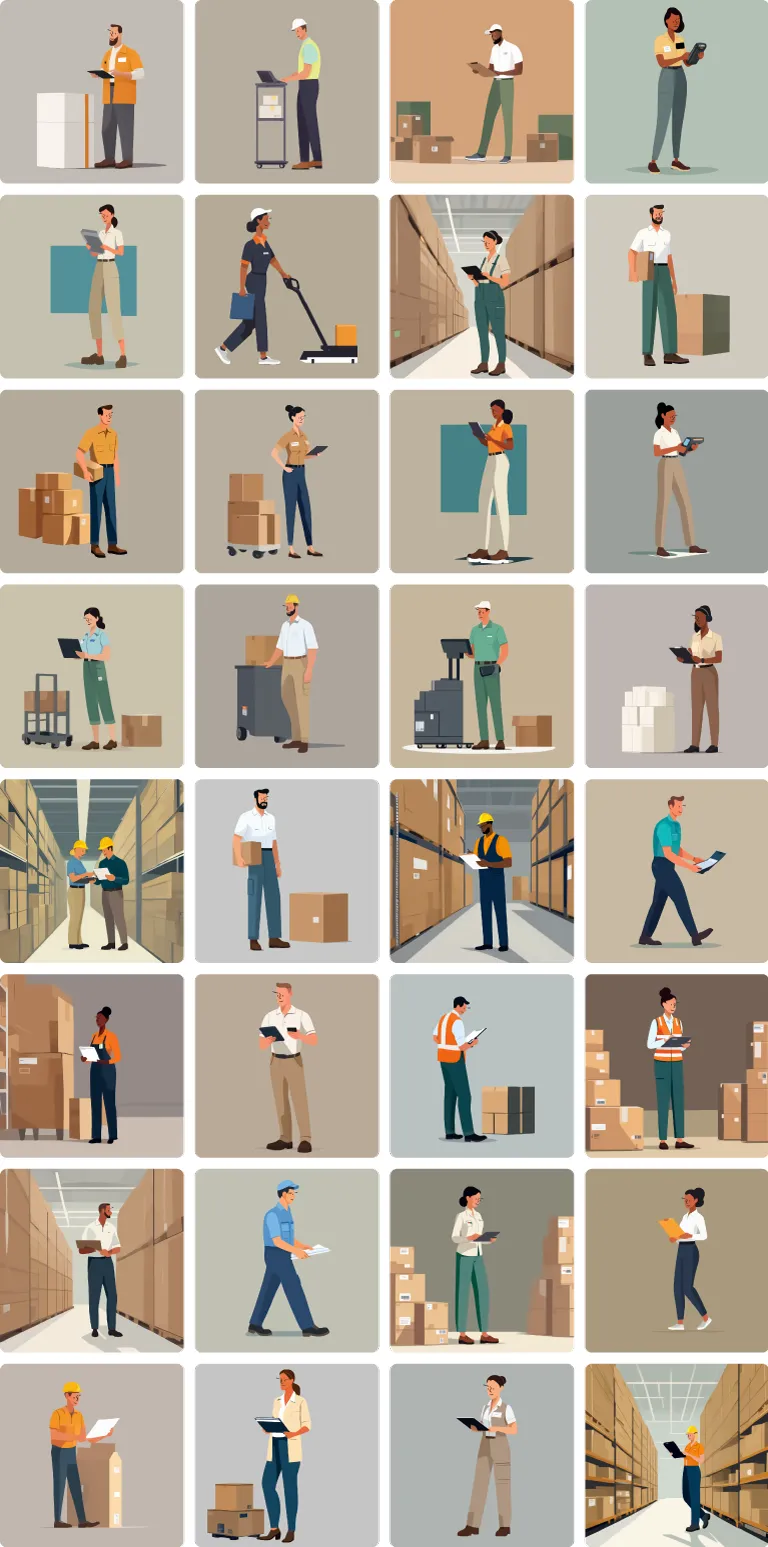 Logistics Staff background preview