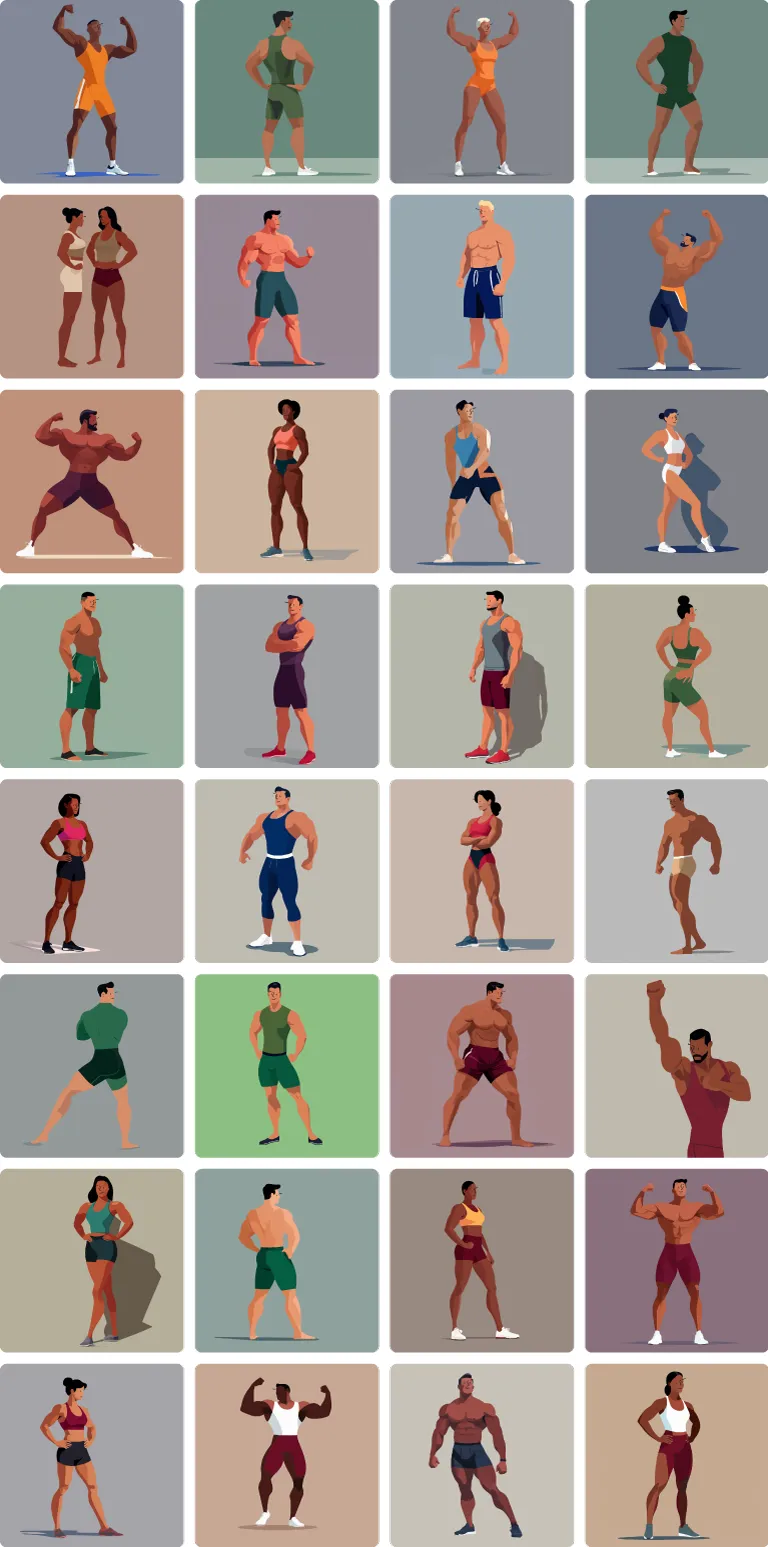 Physique & Bodybuilding background preview