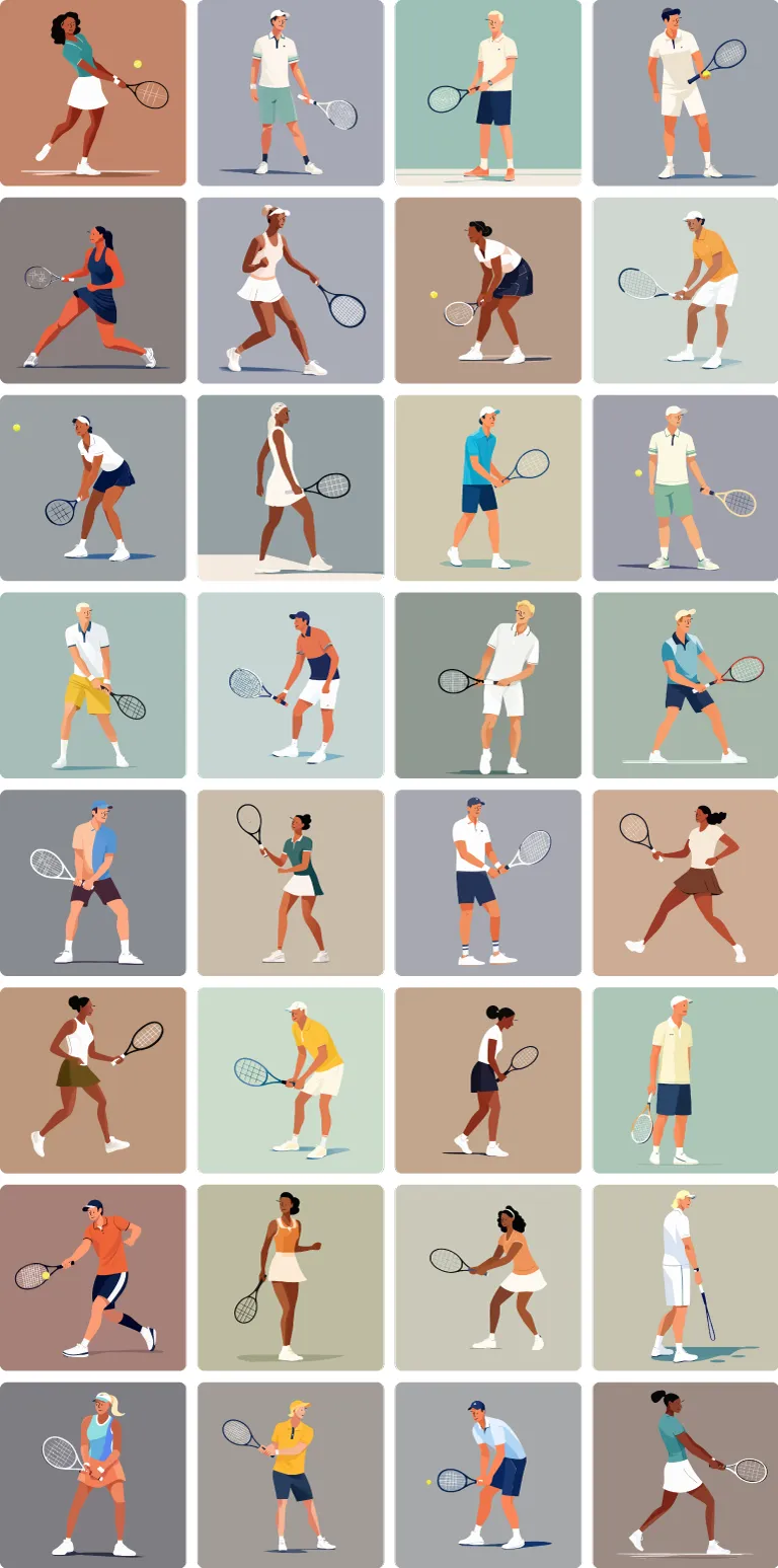 Tennis Player background preview