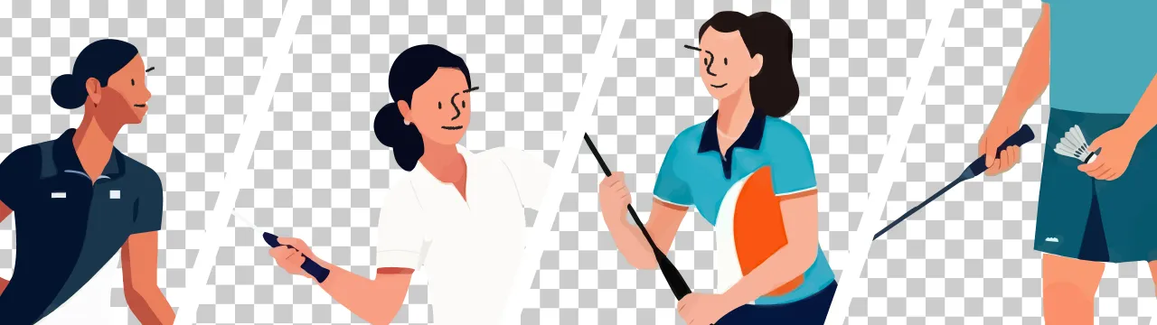 Badminton Player cover