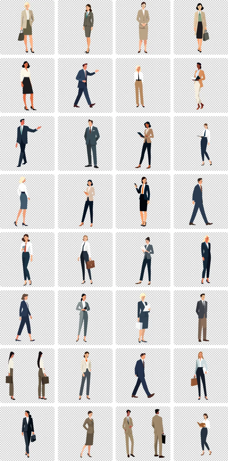 New Employee transparent preview