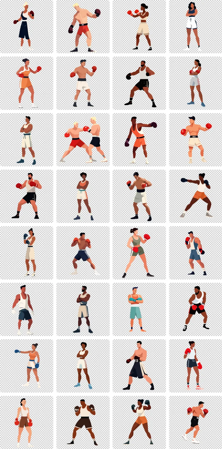 Boxer transparent preview