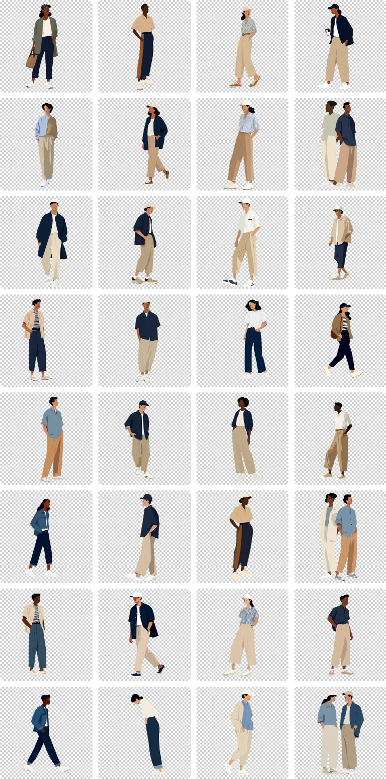 Relaxed Urban Casual transparent preview