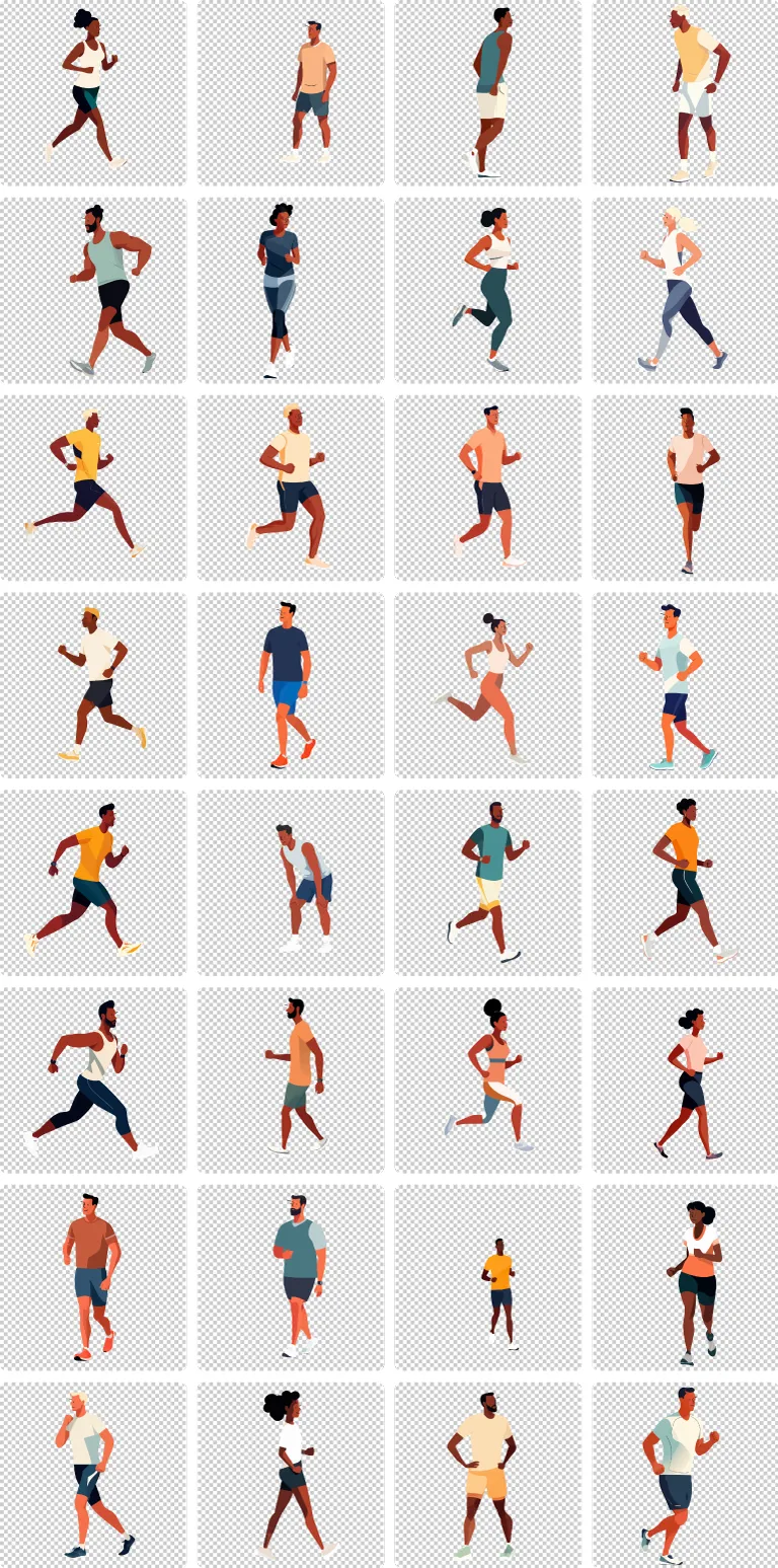 Jogger transparent preview