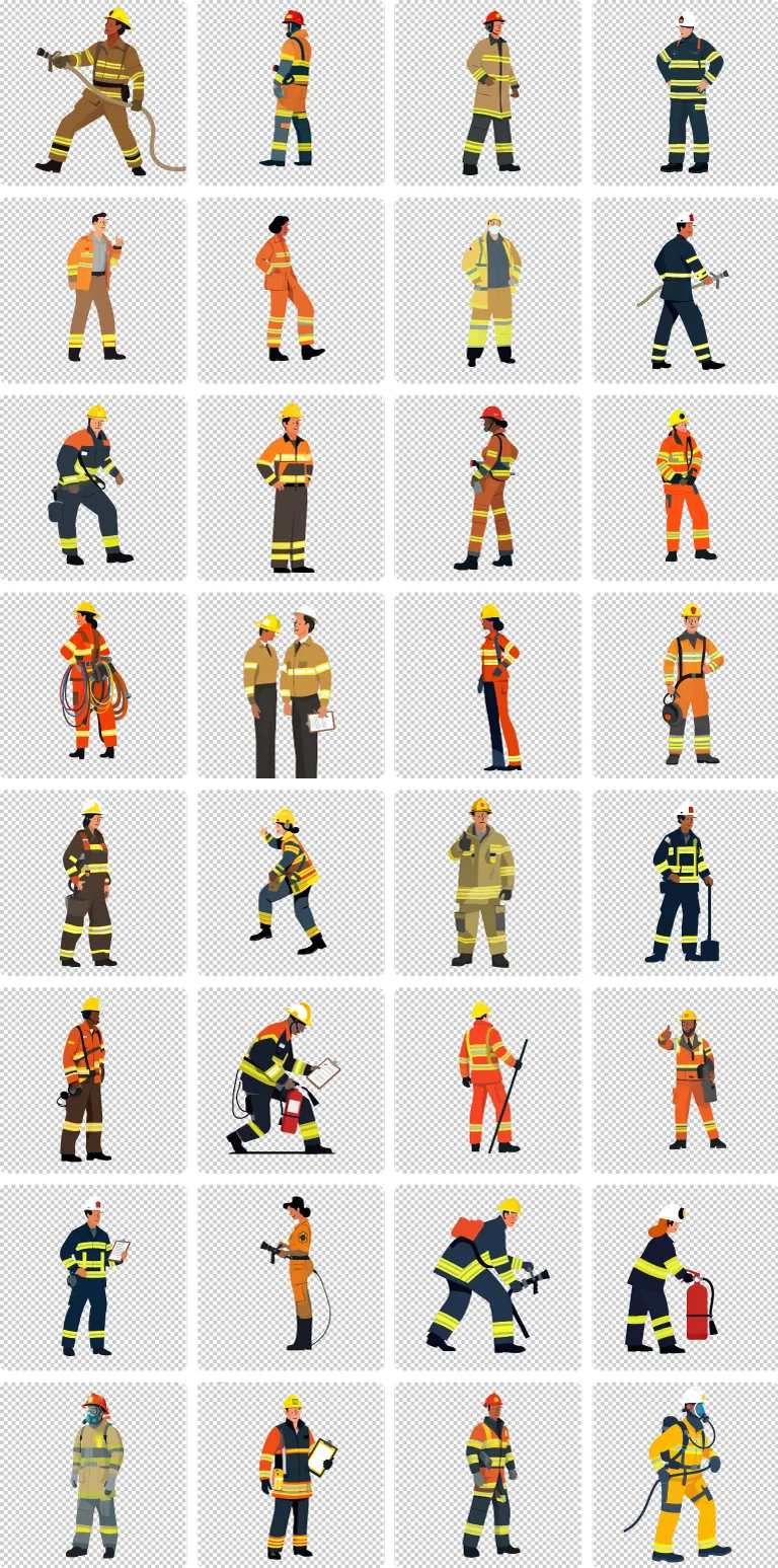 Fire Safety Officer transparent preview