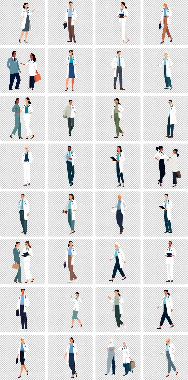 Doctors transparent preview