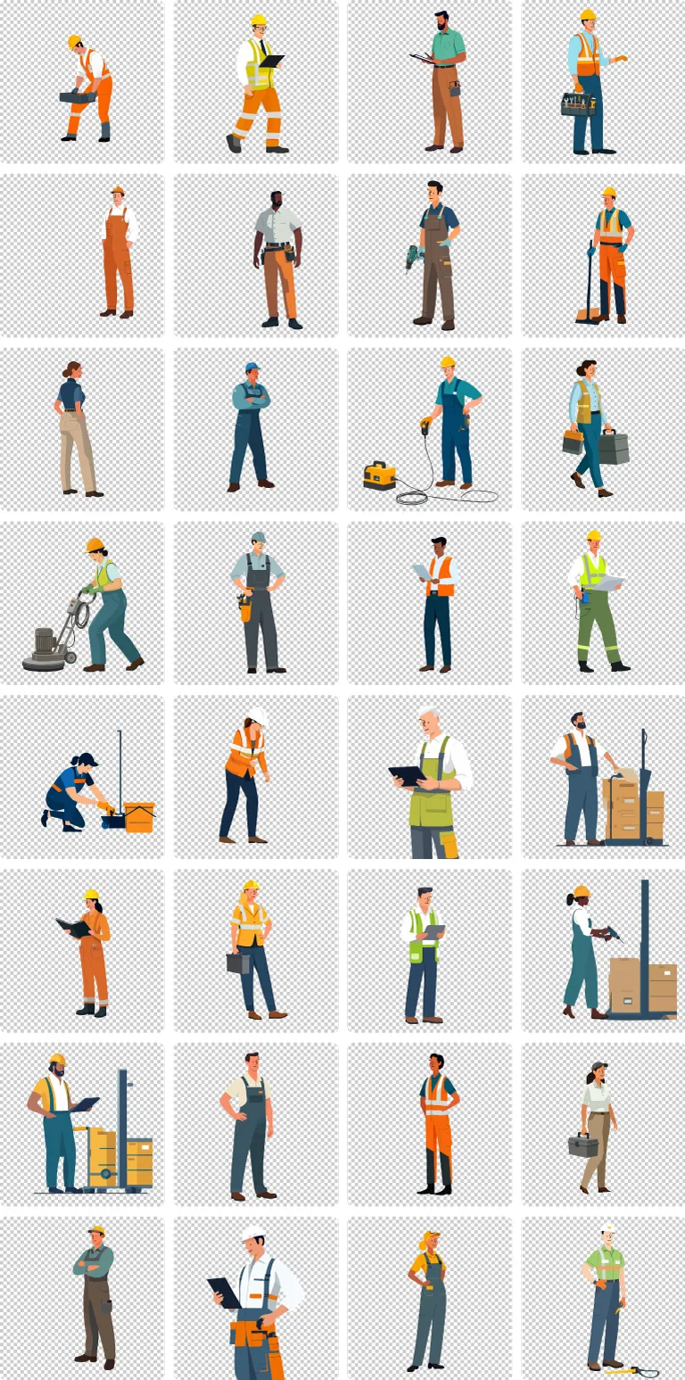 Maintenance Technician transparent preview