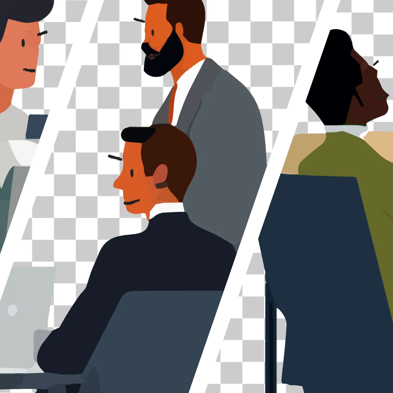 People Pict Pack – Meeting(32 PNG)